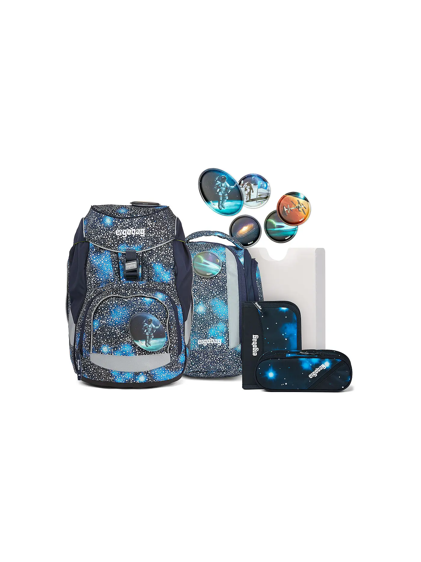 ERGOBAG | Schultaschen Set 6tlg. Pack - Bär Anhalter durch die Galaxie | 
